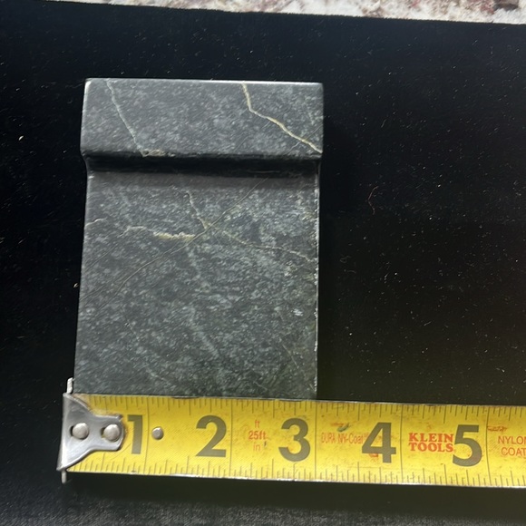 New black marble note holder with post it notes - Picture 8 of 8